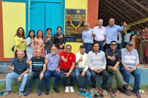 Renovation of the school at Bori Village, Khopoli